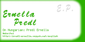 ernella predl business card